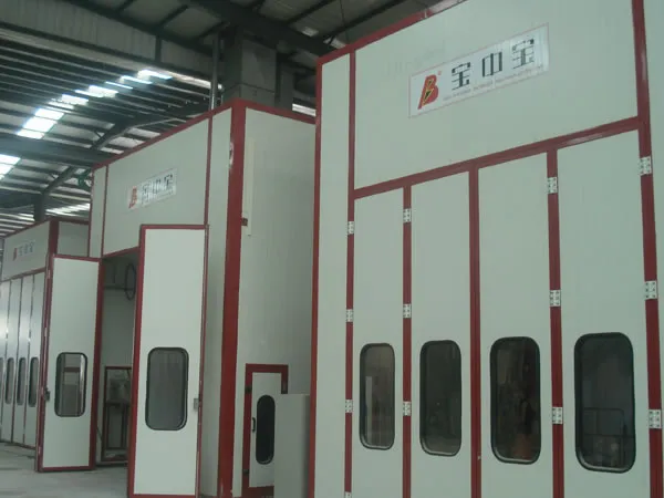 Компания Dongguan Yongqiang Fire Truck Co. Ltd. (Покрасочная линия для нефтевозов, которая состоит из водно-вращающихся камер для распыления, сушильных камер и зон подготовки к окраске)